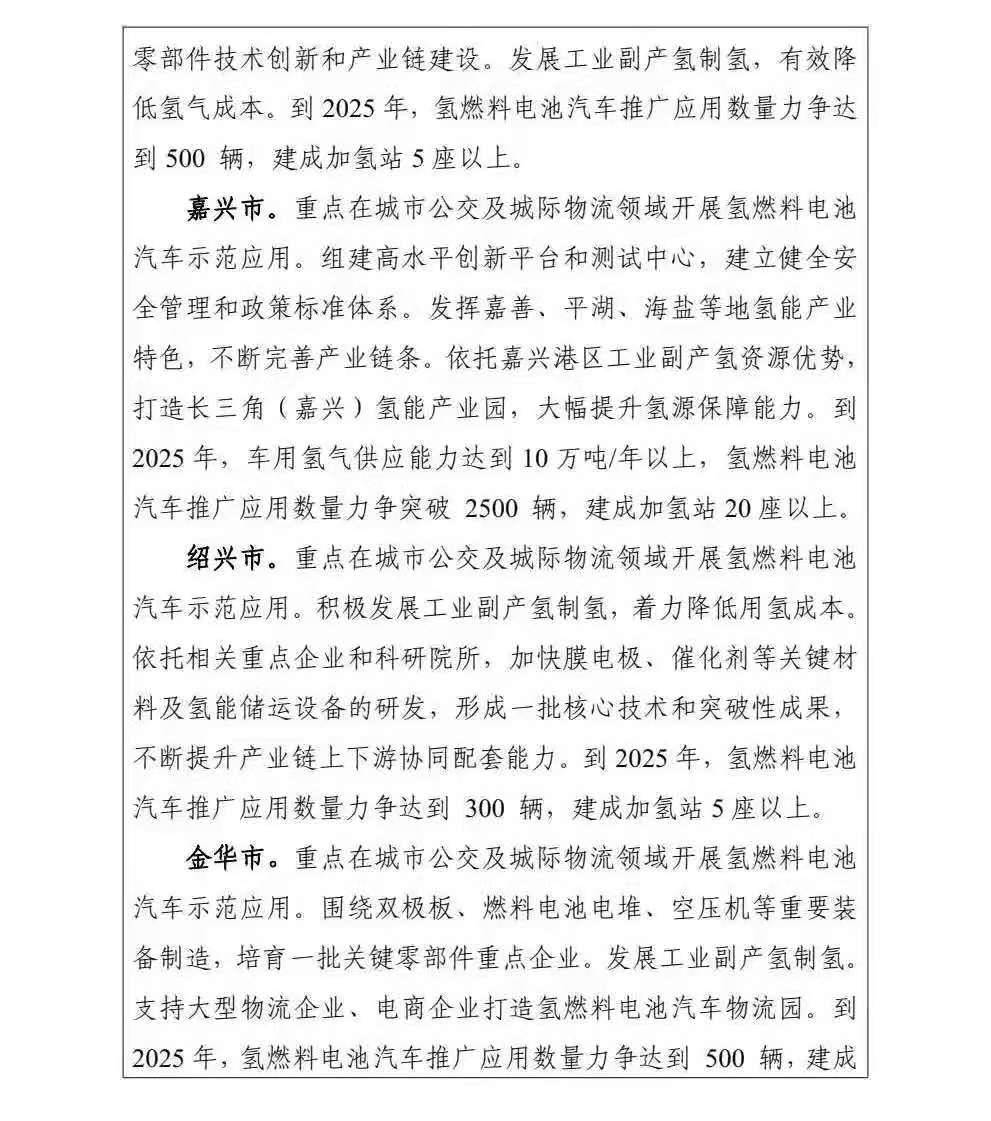氢车5000辆，氢站50座：浙江加快培育氢车发展实施方案意见(图8)