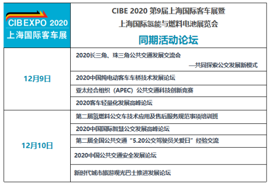 CIB EXPO 2020上海国际客车展览会开幕在即，最全攻略来了！(图4)